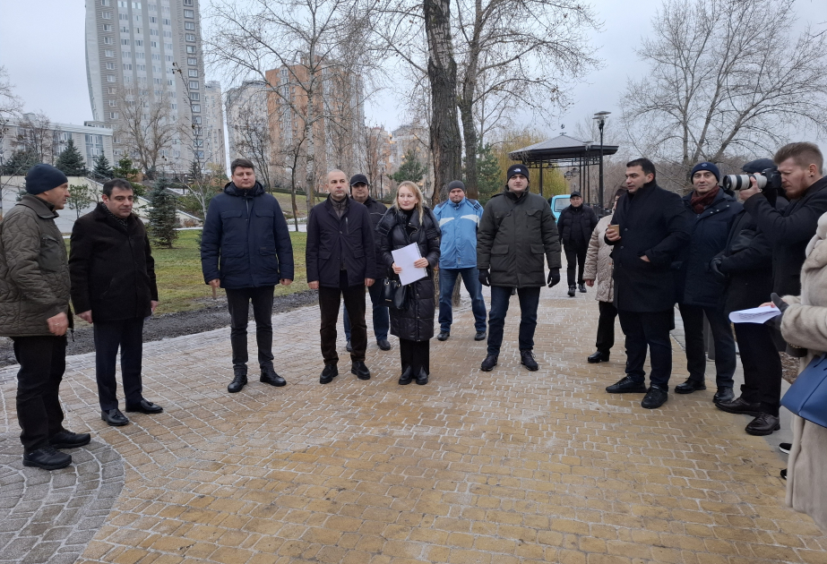 В Киеве заложена Аллея азербайджано-украинской дружбы