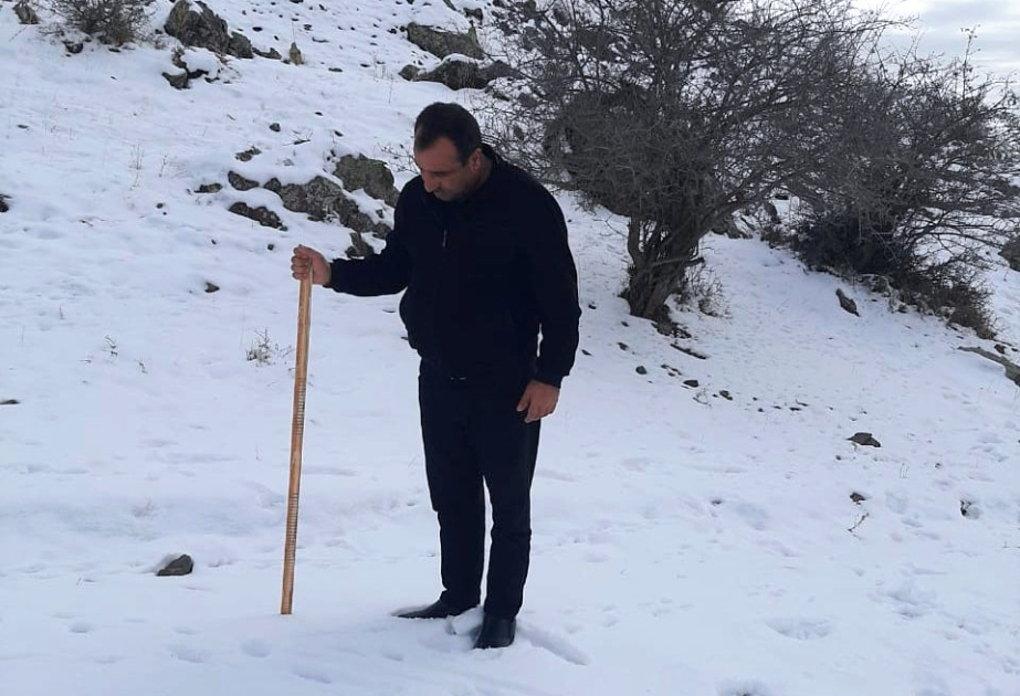 Naxçıvanda qarölçmə işlərinə başlanılıb