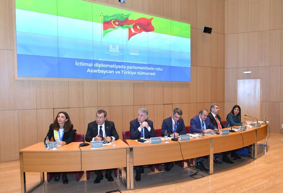 ADA University hosts roundtable on “Role of Parliaments in Public Diplomacy: The Azerbaijani and Turkish Models”