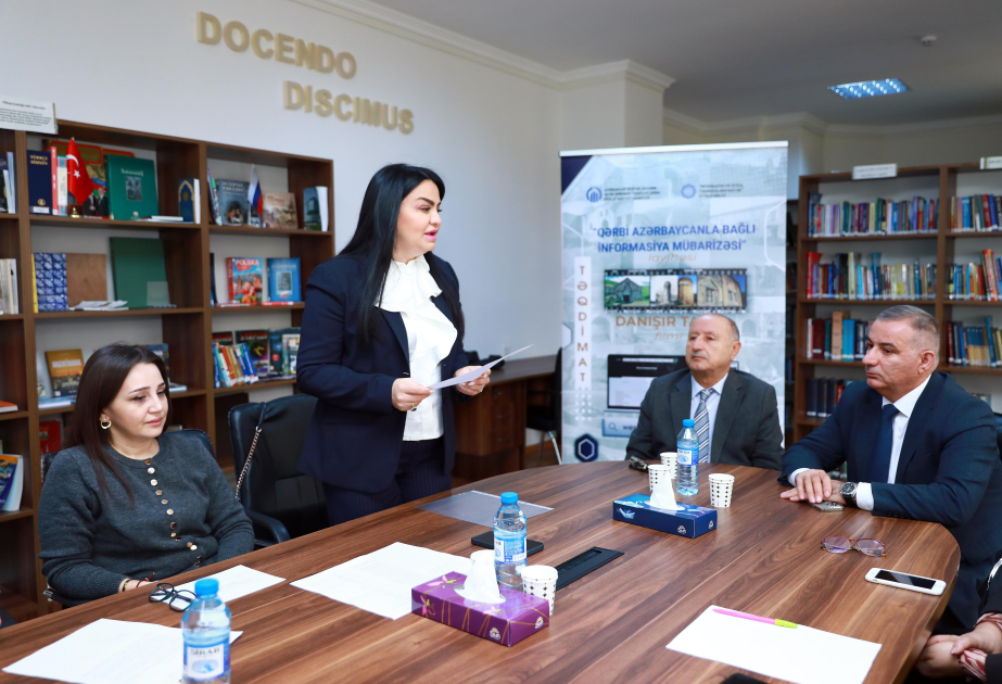 Azərbaycan Dillər Universitetində “Qərbi Azərbaycan: soyqırımına məruz qalan tarixi-mədəni irsimiz” mövzusunda tədbir keçirilib