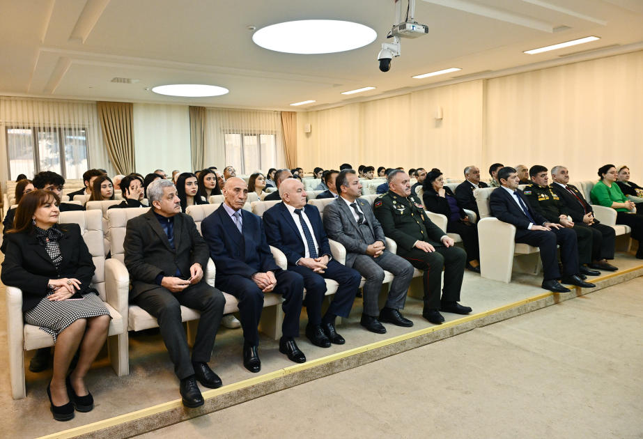 Azərbaycanın tanınmış hərbi diktorunun yaradıcılığına həsr olunan tədbir keçirilib