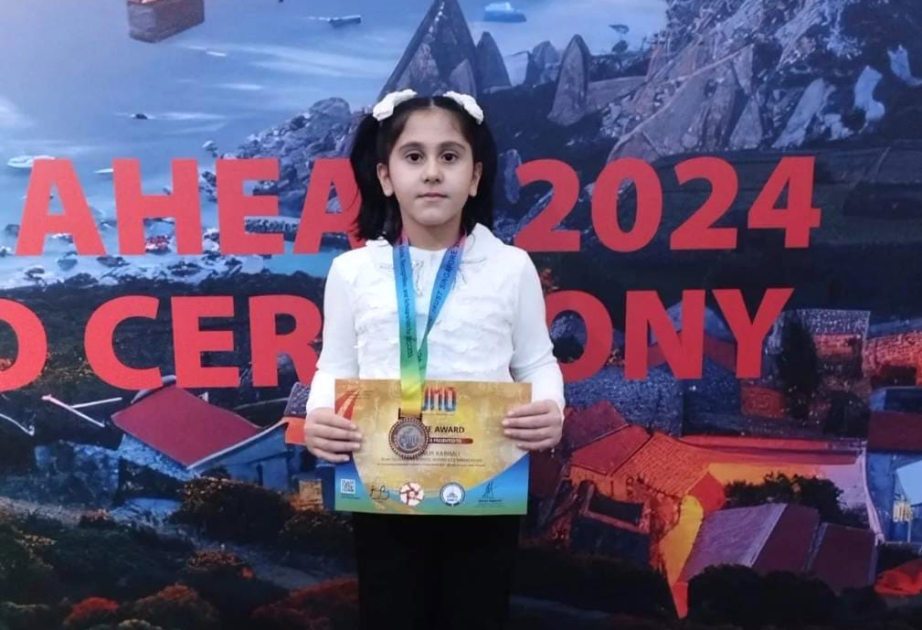Naxçıvanın 9 yaşlı məktəblisi İstanbulda keçirilən “STEAM AHEAD- 2024” olimpiadasında qalib olub