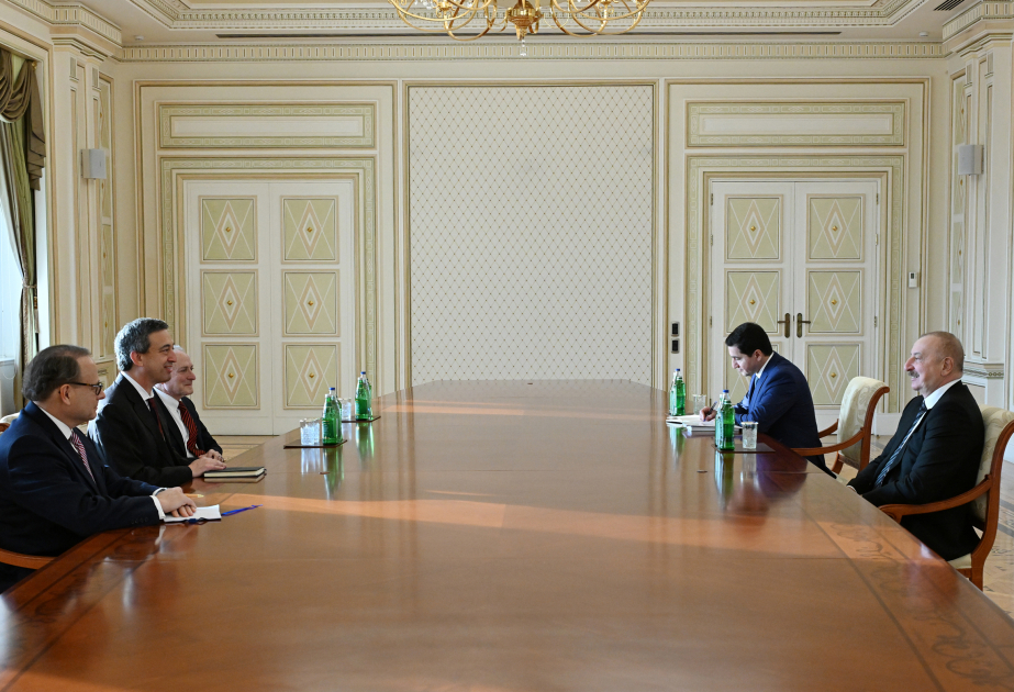 El Presidente de Azerbaiyán recibió a Michael Tuchin y Bernie Kaminetsky  ACTUALIZADO