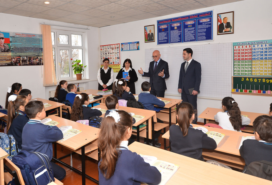 Qusar şəhəri 6 nömrəli tam orta məktəbin müəllim və şagirdləri ilə görüş olub