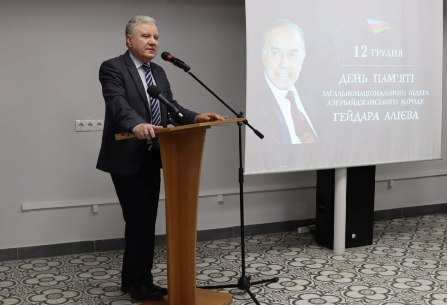 Xarkovda Azərbaycan xalqının Ümummilli Liderinin xatirəsinə həsr olunmuş tədbir keçirilib