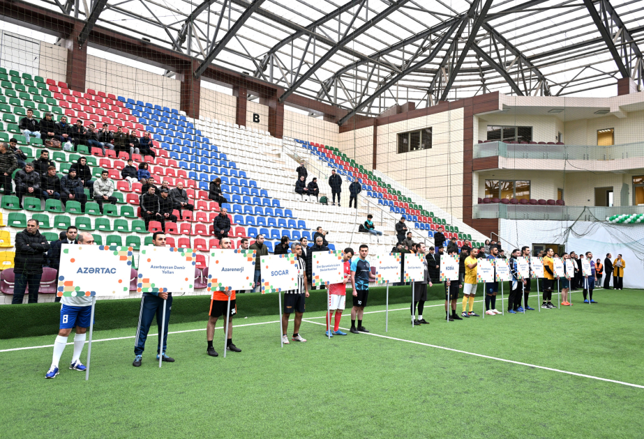 Dövlət qurumları arasında III minifutbol turnirinin açılış mərasimi keçirilib VİDEO