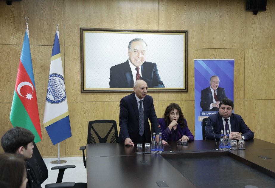 BDU-da “Heydər Əliyev mühazirələri” layihəsi davam edir