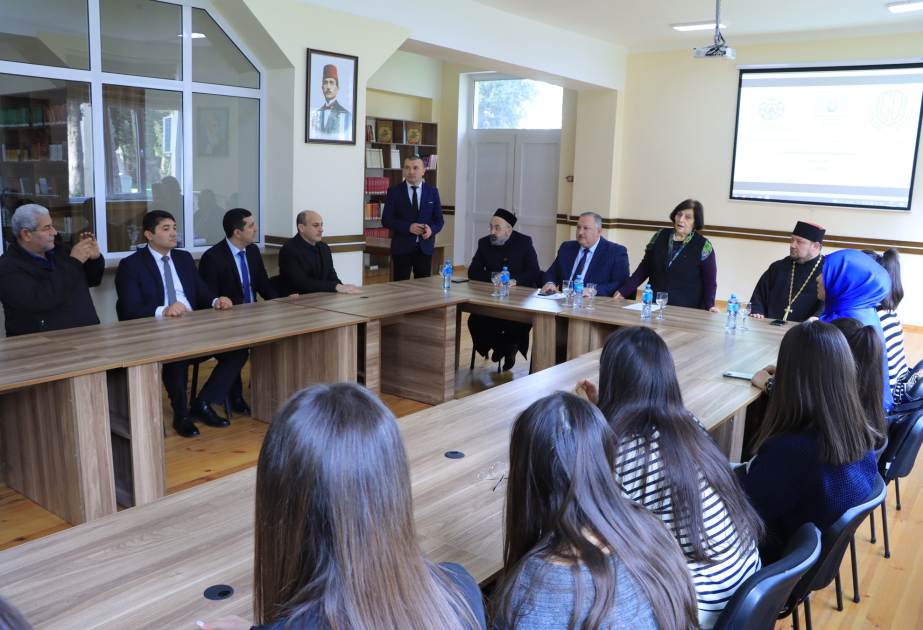 GDU-da “Heydər Əliyev və mənəvi dəyərlərimiz” mövzusunda tədbir keçirilib