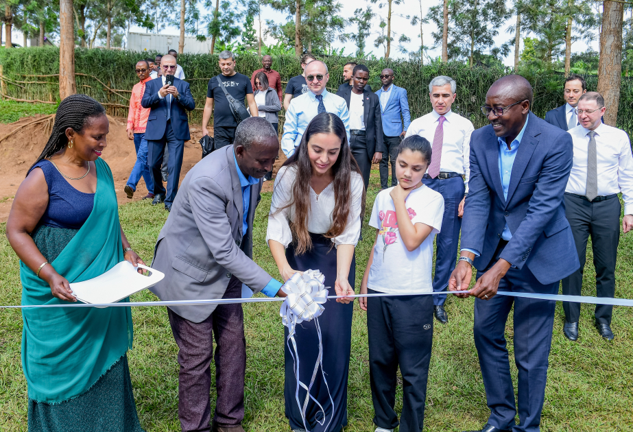 Heydar Aliyev Foundation supports access to water for Rwandan school