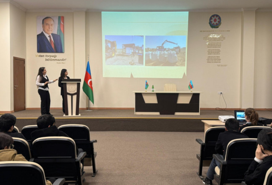 Bölgələrdə məktəblilər qida təhlükəsizliyi barədə məlumatlandırılıb