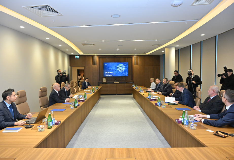 Rusiyanın Tatarıstan Respublikasının Rəisi Rüstəm Minnixanov Ələt Azad İqtisadi Zonasında olub