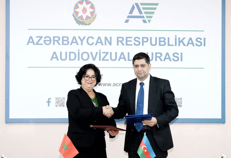 Audiovizual Şura ilə Mərakeşin Audiovizual Kommunikasiyalar üzrə Ali Qurumu arasında Əməkdaşlıq Memorandumu imzalanıb VİDEO