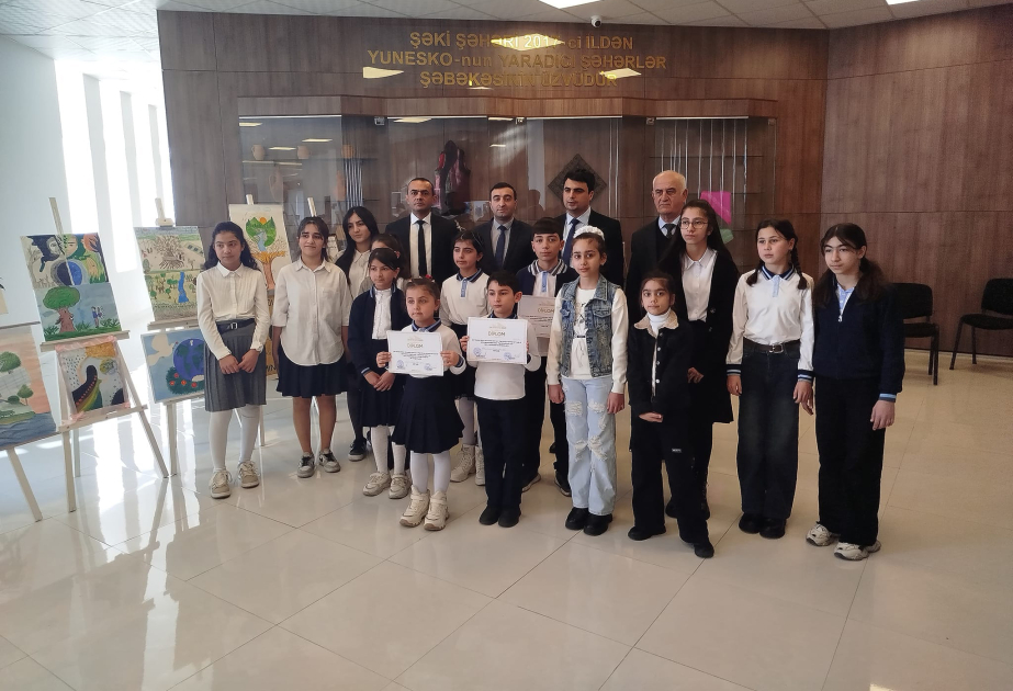 Şəkidə “Yaşıl dünya üçün“ adlı rəsm müsabiqəsinin qalibləri müəyyənləşib