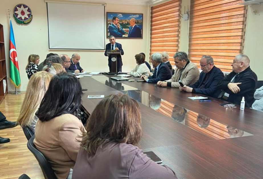 Coğrafiya İnstitutunda Şahvələd Xəlilovun xatirəsinə həsr olunmuş tədbir keçirilib