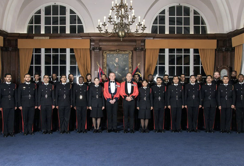 Azerbaijan Army serviceman awarded in England