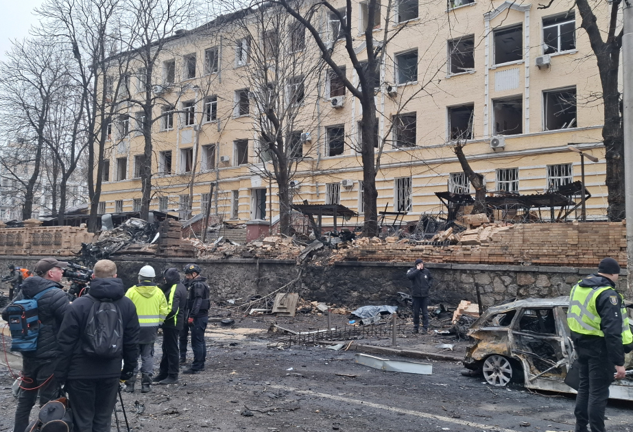 Raketenangriff auf Kiew - FOTOREPORTAGE