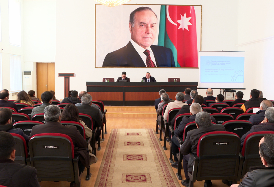 Gəncədə vergi qanunvericiliyi və inzibatçılığı sahəsində aktual məsələlər müzakirə edilib