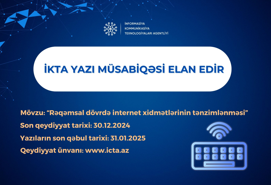İKTA yazı müsabiqəsi elan edir