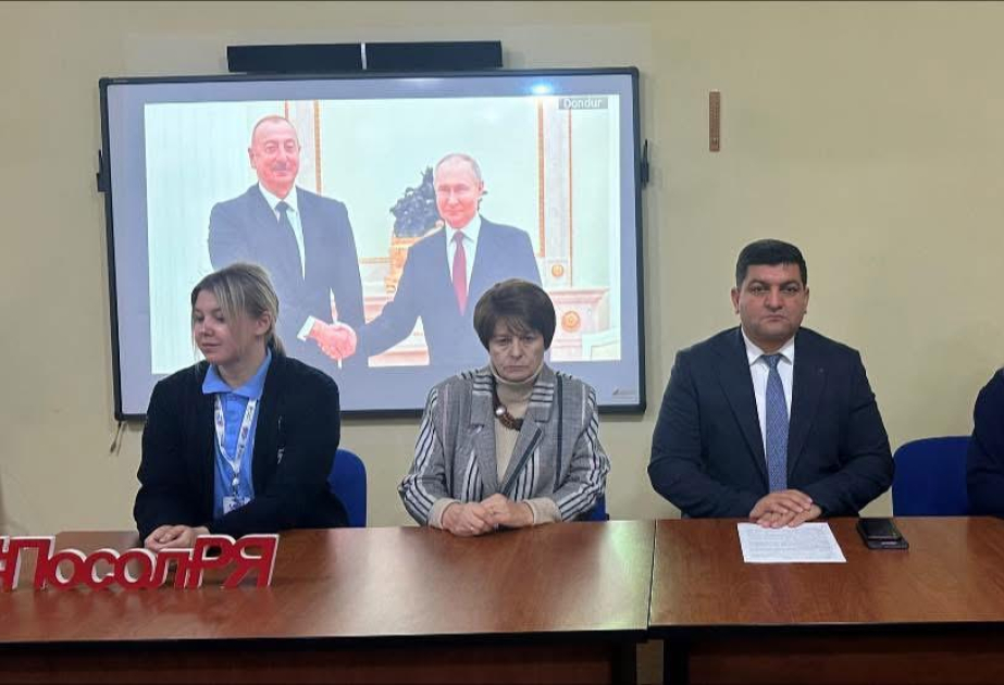 Puşkin adına Dövlət Rus Dili İnstitutunun nümayəndələri ADPU-nun Quba filialında