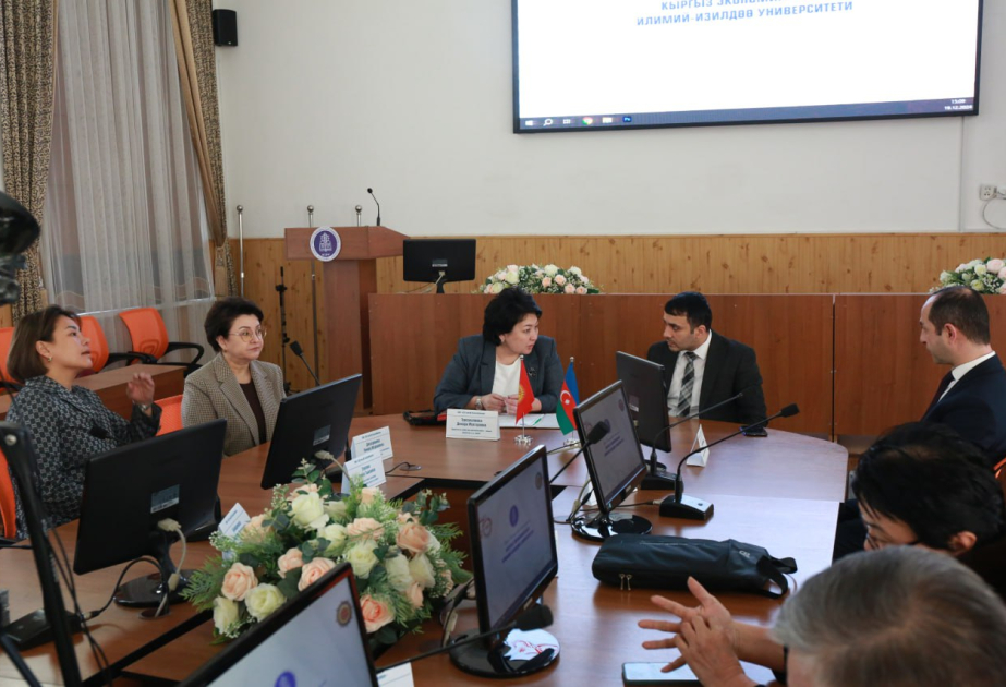 BDU ilə Qırğız İqtisad Universiteti arasında ikili diplom proqramları müzakirə olunub