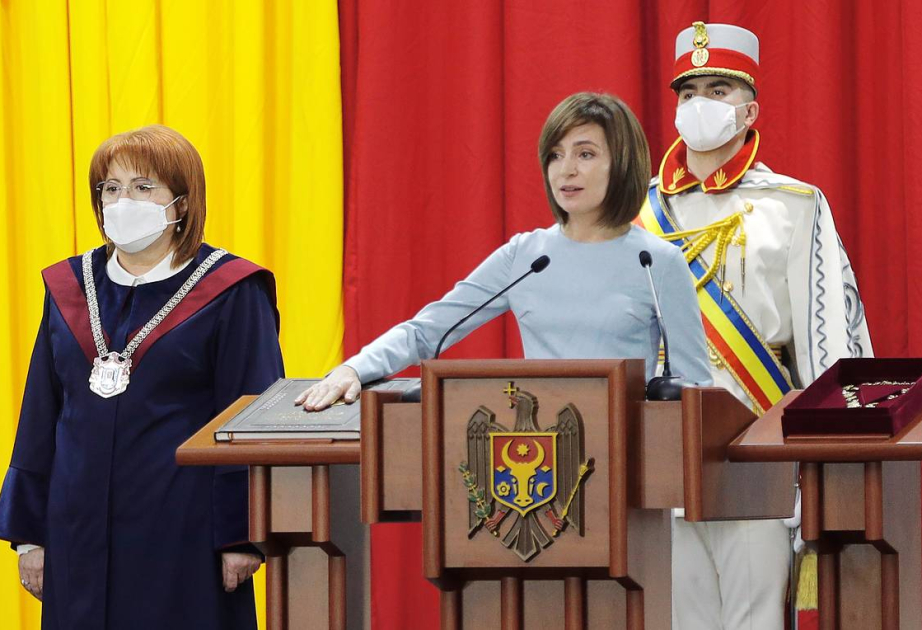 Mayya Sandu Prezident vəzifələrinin icrasına başlayıb