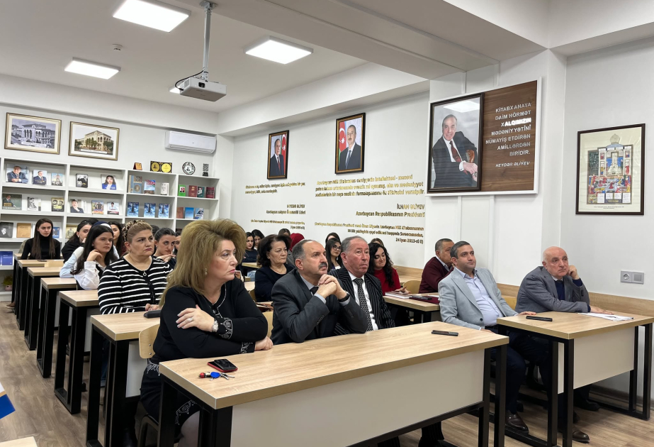 В Бакинском госуниверситете проведен семинар, посвященный Республиканской научно-технической библиотеке