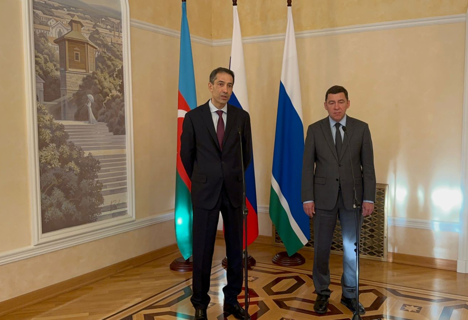 Rusiyanın Sverdlovsk vilayəti ilə Azərbaycan arasında ticari-iqtisadi və humanitar əlaqələr möhkəmlənir