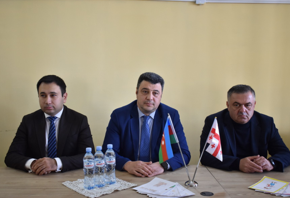 Bolnisi rayonunun Naxiduri kənd ictimai məktəbində Azərbaycan dili və ədəbiyyatı otağı açılıb