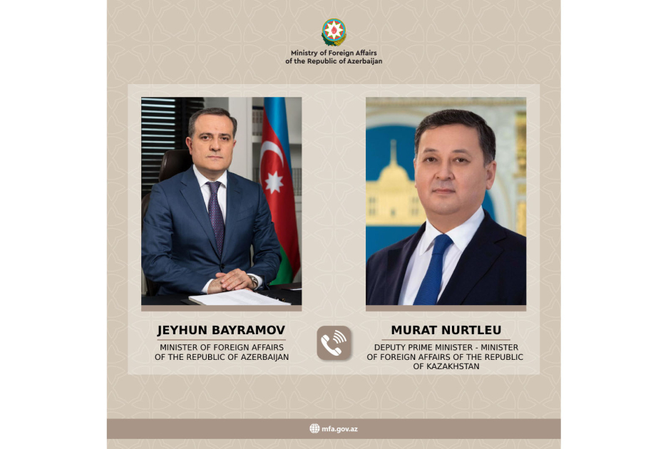 Azərbaycanın və Qazaxıstanın xarici işlər nazirləri arasında telefon danışığı olub