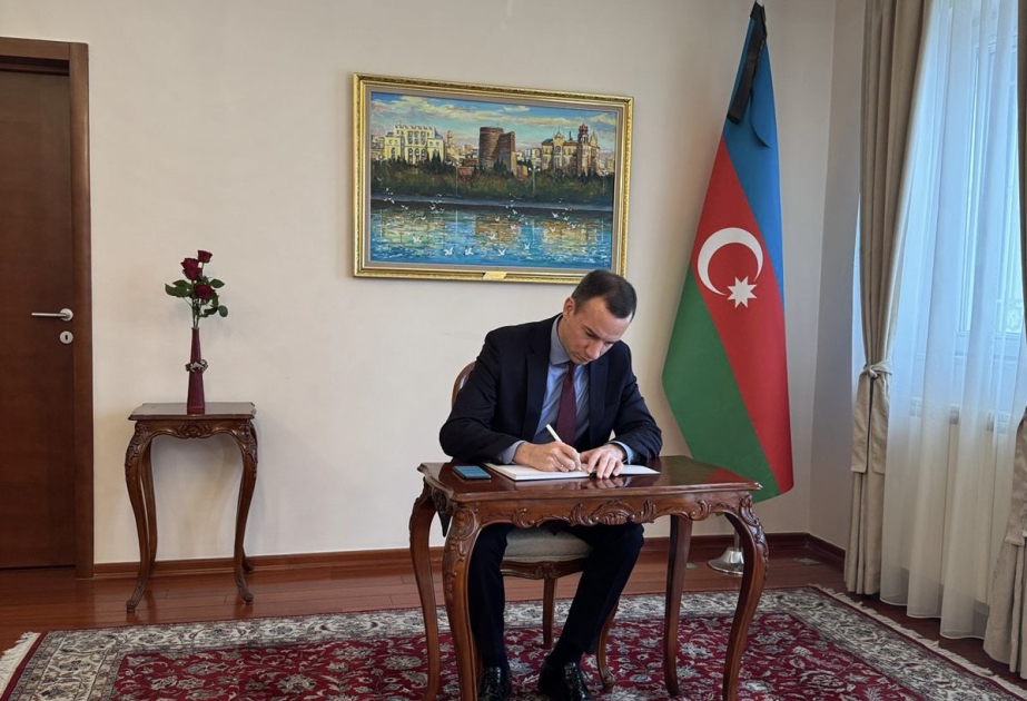 В день траура в посольстве Азербайджана в Сербии открыли памятную книгу