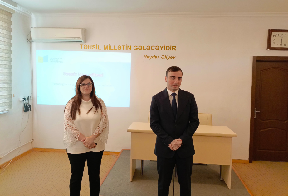 Mingəçevir Dövlət Universitetində "Stresin idarə edilməsi" mövzusunda seminar keçirilib