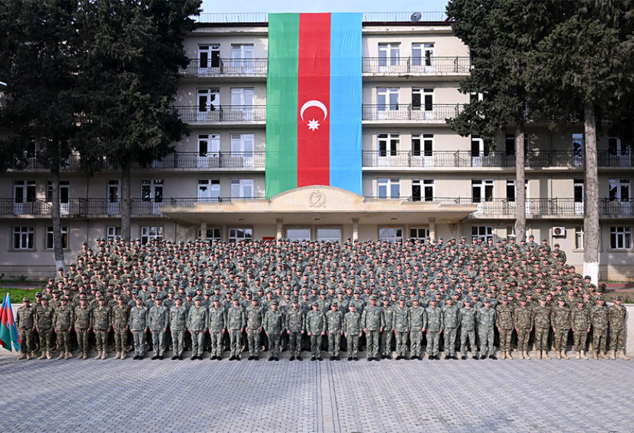 “Ehtiyat zabit hazırlığı kursu”nun buraxılış mərasimi olub VİDEO
