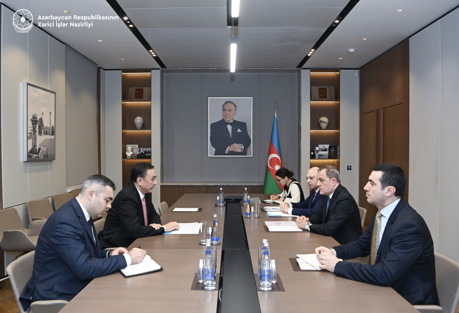 Ceyhun Bayramov Türk Dövlətləri Təşkilatının Baş katibi ilə görüşüb