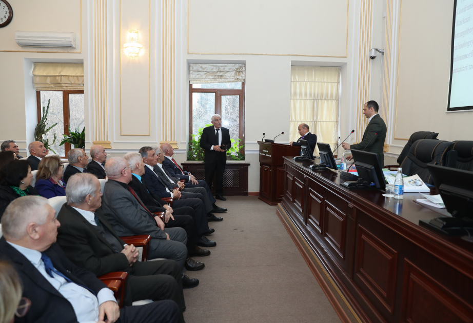 Coğrafiya İnstitutunun illik hesabatı dinlənilib