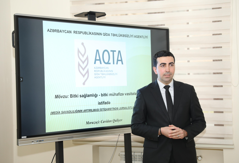 Qida təhlükəsizliyi sahəsində media savadlılığının artırılması üçün təlim keçirilib