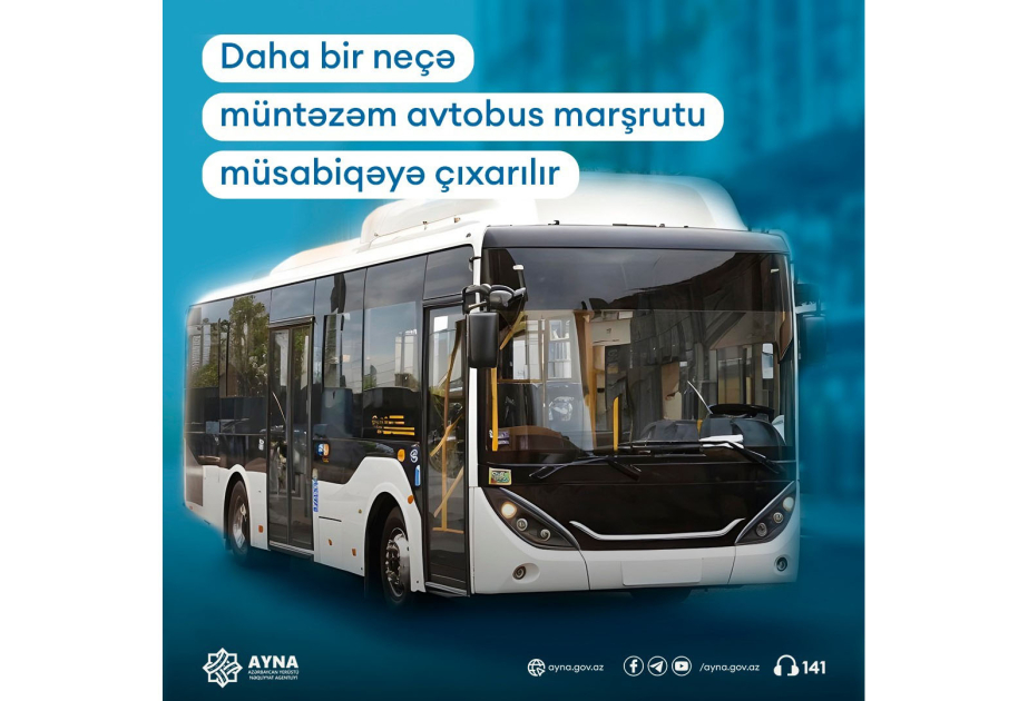 Paytaxtın 6 müntəzəm avtobus marşrutu müsabiqəyə çıxarılır