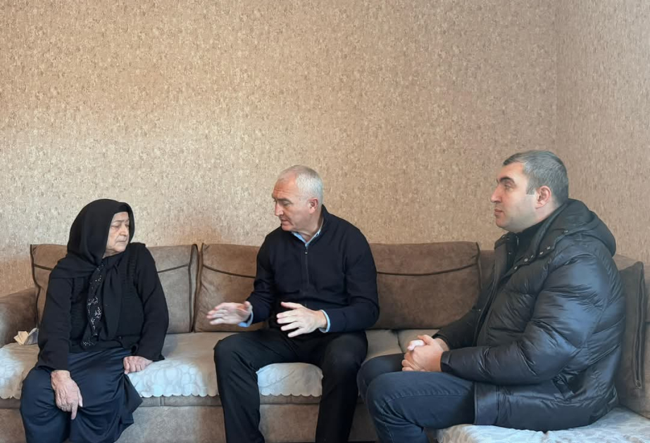 Laçında şəhid ailələri ziyarət olunub