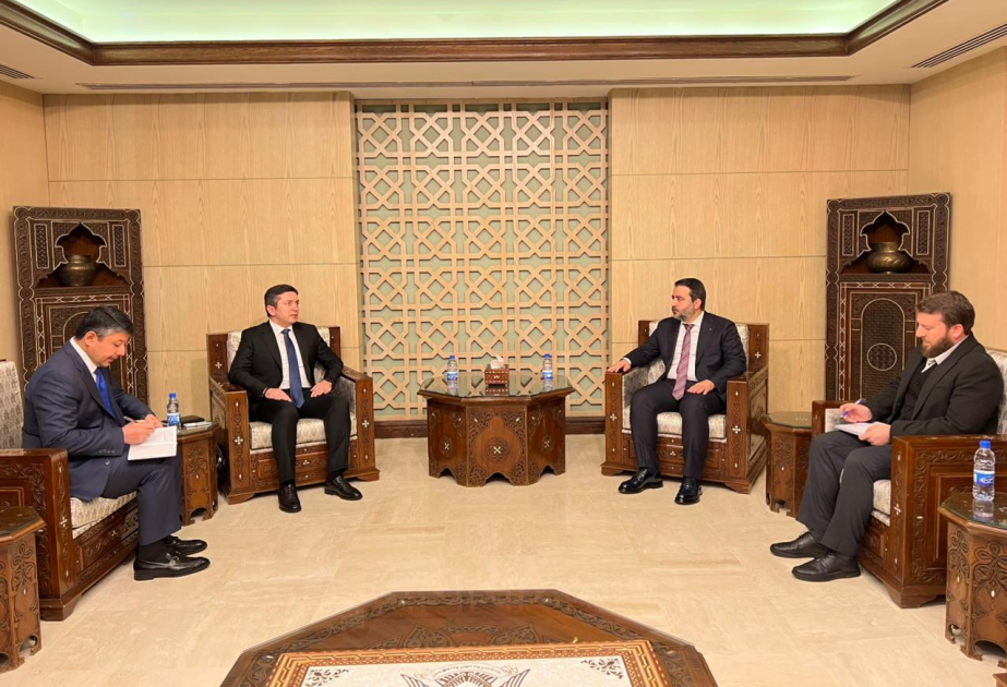 نائب وزير الخارجية الأذربيجاني يجتمع مع وزير الخارجية السوري