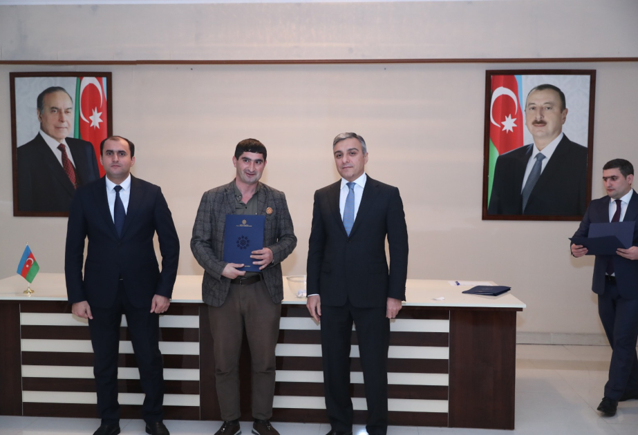 Bölgələrdə şəhid ailələri və müharibə əlillərinə növbəti mənzillər təqdim edilib