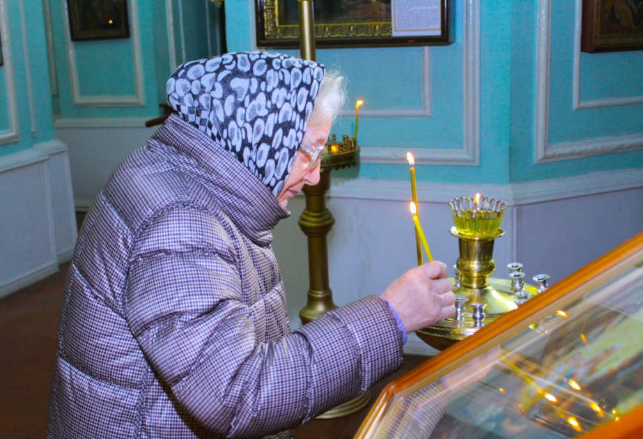 En la Iglesia Ortodoxa Rusa de Ganja se celebró la Navidad