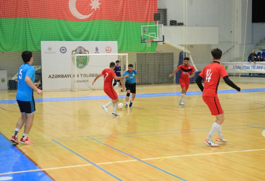 Futzal üzrə Azərbaycan Tələbə Liqasında birinci dövrəyə yekun vurulub