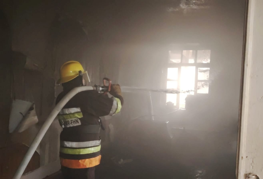 Şərurda evdə yanğın olub