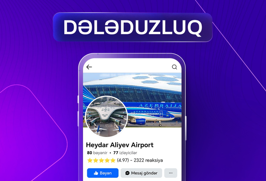 Bakı hava limanı adından yayılan saxta kampaniyalarla bağlı xəbərdarlıq edilib