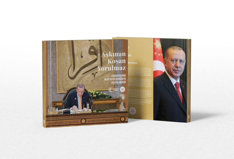 Türkiyə Prezidentinin illik fəaliyyətini əks etdirən “Eşq ilə qaçan yorulmaz” kitabı nəşr olunub