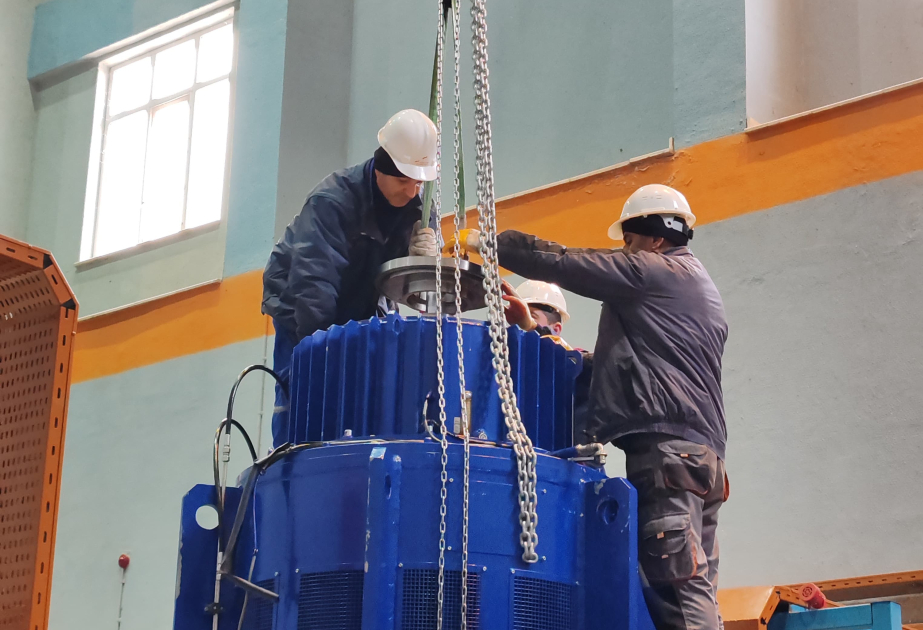 “Arpaçay-2” Su Elektrik Stansiyasında təmir işləri aparılıb