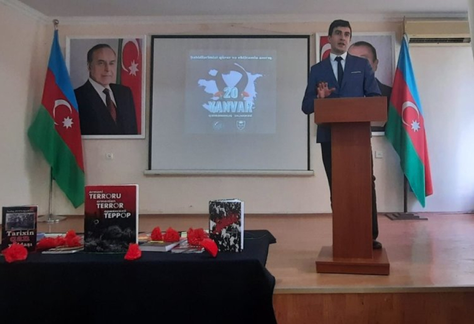 Sosial-İqtisadi Kollecdə 20 Yanvar qurbanlarının xatirəsi anılıb