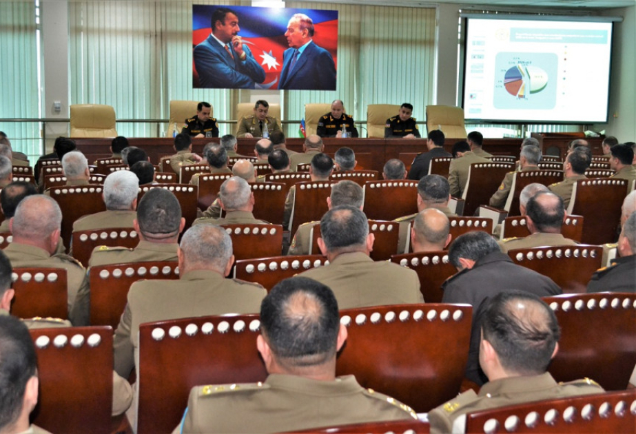 Dövlət Yanğından Mühafizə Xidmətində müşavirə keçirilib