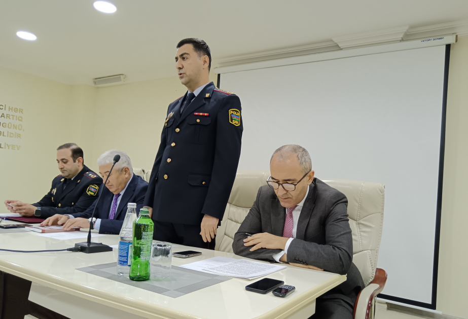 Seçkilərdə polisin xidməti fəaliyyətinə həsr olunan növbəti seminar-müşavirə Şirvanda keçirilib VİDEO
