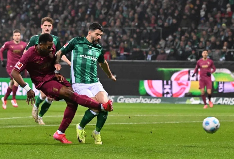 Bundesliqa: “Verder Bremen” doğma meydanda “Auqsburq”a uduzub