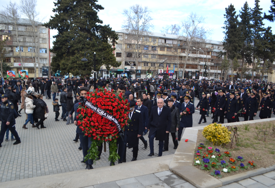 Mingəçevirdə 20 Yanvar şəhidlərinin xatirəsi yad edilib
